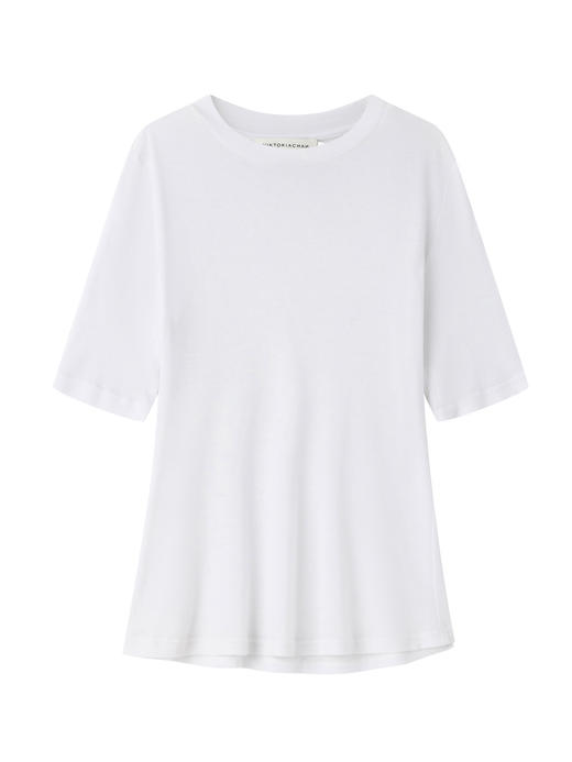 Viktoria Chan | SS23112 Melanie basic Tshirt [短袖上衣 黑 / 白 ] 商品图4