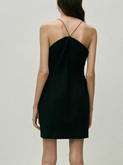 Viktoria Chan | SS23118 Stina bold mini dress [吊带连衣裙 黑 ] 商品图5