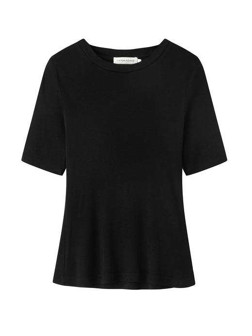 Viktoria Chan | SS23112 Melanie basic Tshirt [短袖上衣 黑 / 白 ] 商品图10