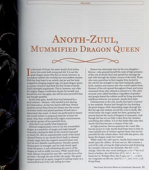 【中商原版】龙与地下城 游戏大师的传奇龙之书 龙族和怪物 英文原版 The Game Masters Book  Aaron Hubrich 商品图4