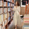 白色衬衫连衣裙子 夏季茶歇法式收腰显瘦 仙女长裙女 gao级感气质温柔 商品缩略图3