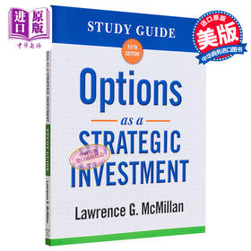 预售 【中商原版】期权投资策略 金融期货与期权丛书 第5版 Options as a Strategic Investment 英文原版 Lawrence G McMillan