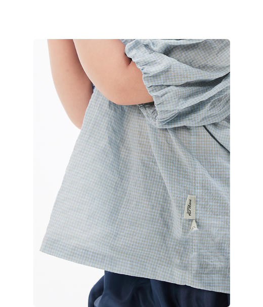 jnby  23年夏款  棉质复古文艺短袖TOP  YN4211220 商品图4