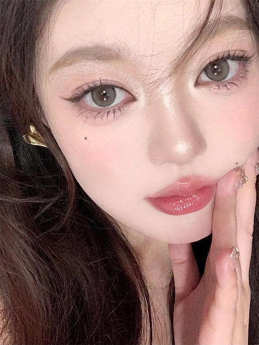 正品半年抛 gugucon系列牛乳冻美瞳  直径14.5着色13.8  韩国产 商品图6