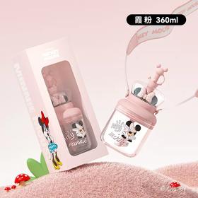 GERM格沵萌动吸管杯儿童可爱米奇唐老鸭系列冷水杯可背带水壶GM-55523-55530-56162