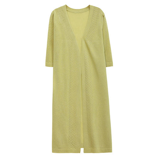 中袖开衫针织外套，中长款新款妈妈夏季冰丝上衣外搭披肩CC-101-32303 商品图4