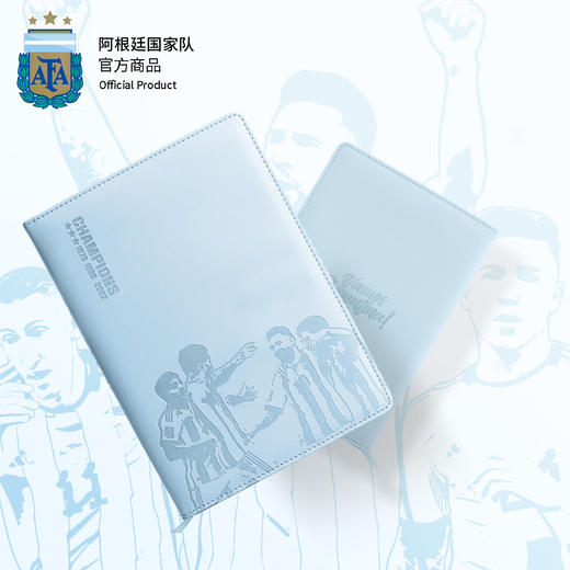 【三星冠军款】阿根廷国家队官方商品丨新款球星梅西笔记本记事本 商品图0