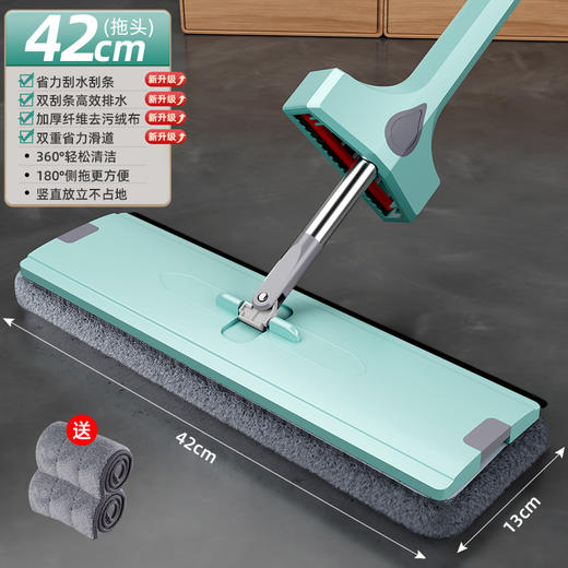 【360°清洁无死角！懒人拖地】平板拖把家用2023新款免手洗吸水懒人拖地一拖板地拖布净墩布 商品图7