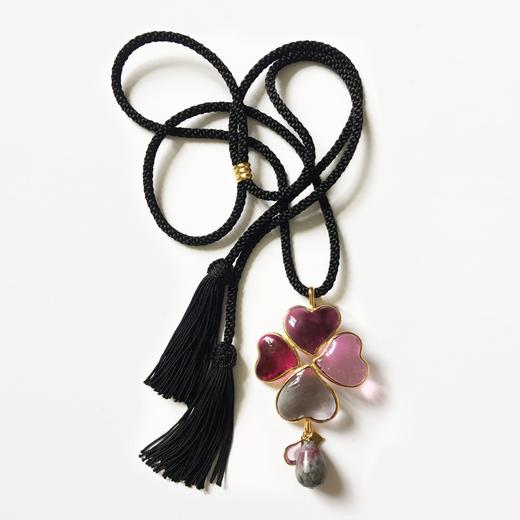 订购10周到｜Loulou de la Falaise-Pendentif-粉色 项链［法国设计师］ 商品图0