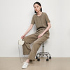 IN AND ON三宅褶皱套装女2023夏季新款短袖上衣休闲垂感显瘦阔腿裤两件套 商品缩略图5