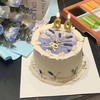 手绘薰衣草蛋糕（蛋糕不包括数字蜡烛） 商品缩略图1