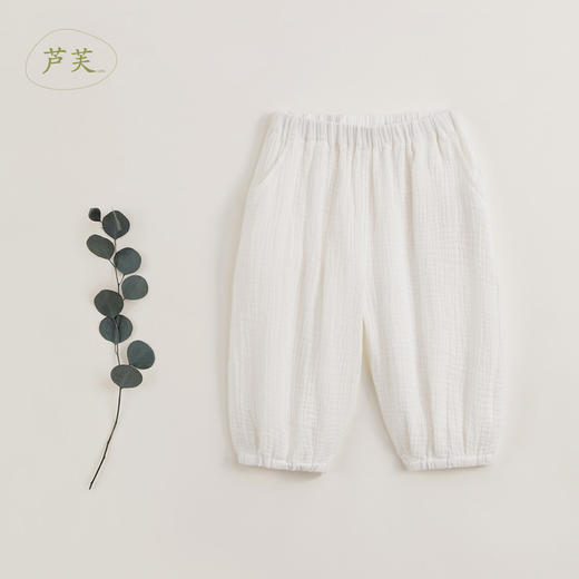 【马克珍妮 芦芙】新款夏装女童纯棉灯笼裤 女童裤子230837 商品图2