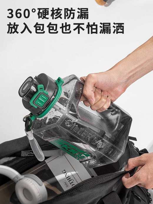 迪乐贝尔tritan量大无比方方桶DB2311/1500ml 商品图1