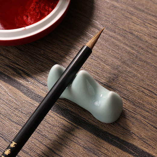 【庆学堂】五福临门 狼毫毛笔 书法小楷 国画勾线 作品落款 商品图2