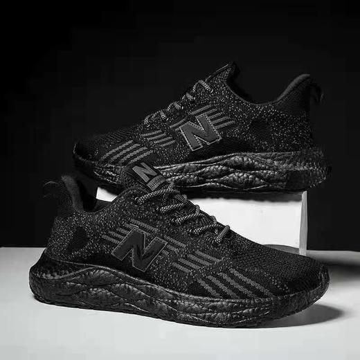 「黑白两色！男女同款」经典款四季情侣跑步鞋男鞋休闲运动女鞋N字鞋 商品图1