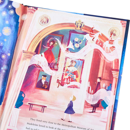 【中商原版】A Book, Too, Can Be a Star 马德琳·恩格尔的故事和时间的皱纹 英文原版进口 4到8岁 儿童绘本 Adelina Lirius 商品图3