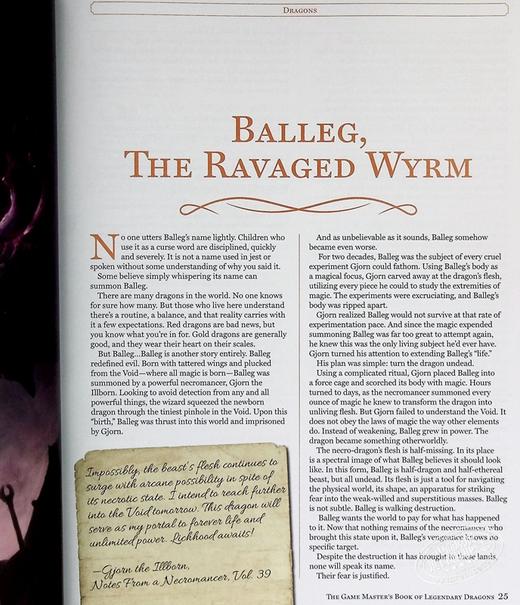 【中商原版】龙与地下城 游戏大师的传奇龙之书 龙族和怪物 英文原版 The Game Masters Book  Aaron Hubrich 商品图6