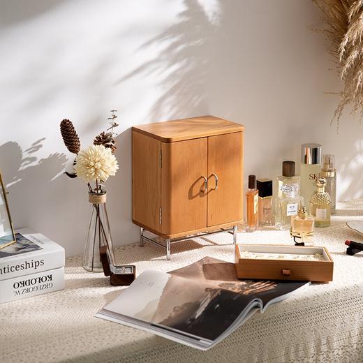 摩登复古 良白中古首饰盒 樱桃木 商品图1