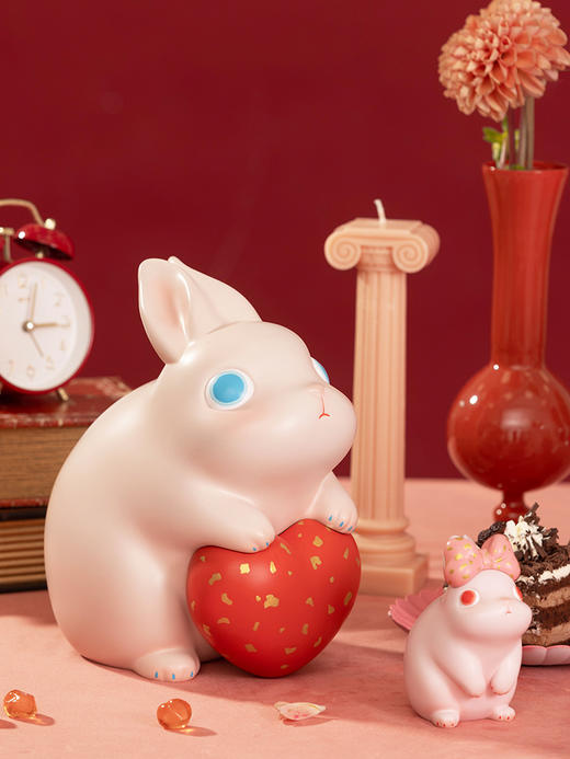 【米舍】白夜童话生肖系列-闪闪兔新年礼物办公桌装饰摆件 商品图2