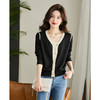 针织开衫女短款毛衣外套，外搭配裙子上衣洋气小衫CC-16-6629 商品缩略图3