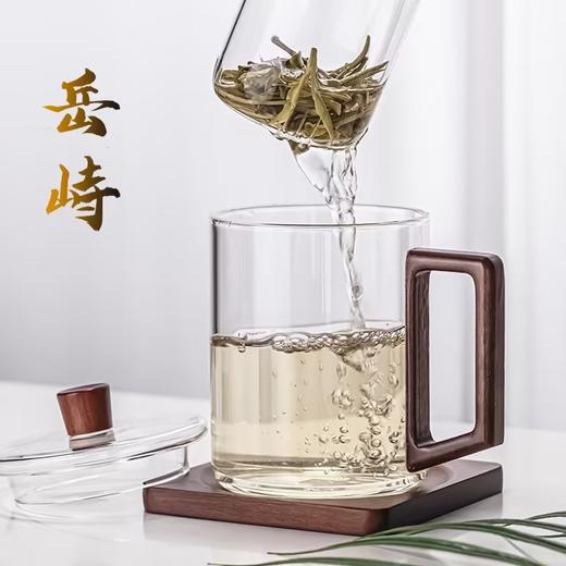 明尚德岳峙玻璃杯高硼硅耐热玻璃泡茶把杯400ml 商品图3