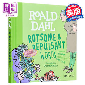 【中商原版】Roald Dahl rotsome repulsant words儿童教辅书识字材料英文原版