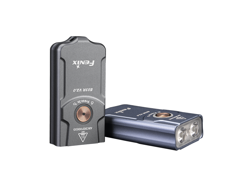 Fenix菲尼克斯E03R V2.0钥匙扣小手电Type-c充电口EDC日常家用便携高亮手电筒