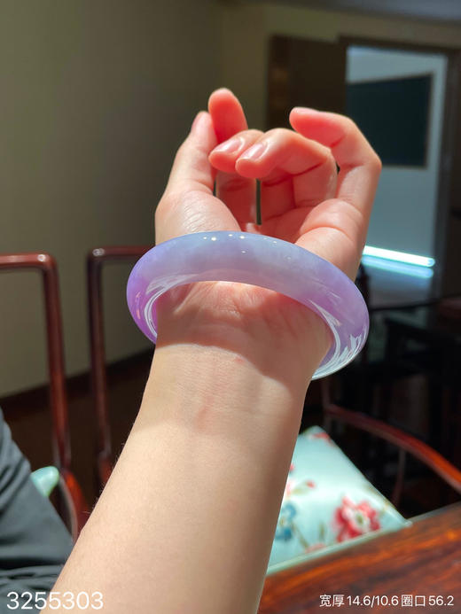 3255303，冰艳紫手镯，圈口56.2。具体价格微信咨询 商品图8