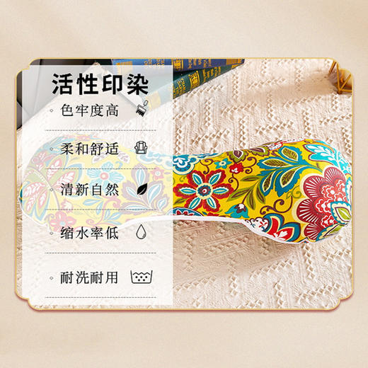 艾草骨头枕头 颈椎艾绒枕家用粗布艾草枕厂家代发 商品图4