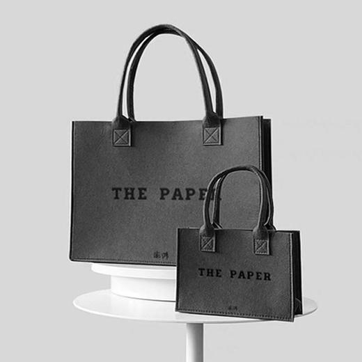 【澎澎湃湃】澎湃官方【托特包】冷静灰，加厚毛毡材质，轻便大牌风~ 商品图0