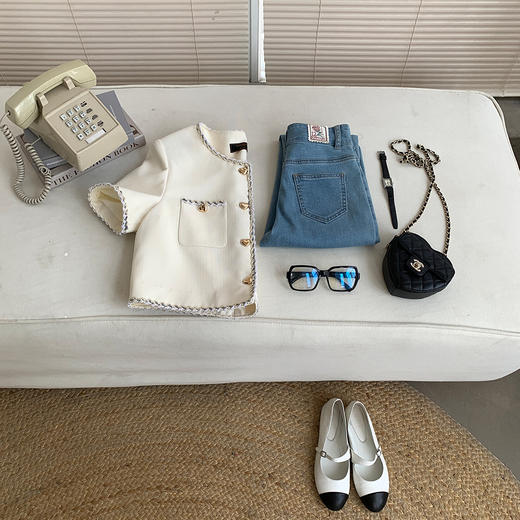 coco白 短裤 金蘑菇菇【Graceful爱心香香子】~显高瘦清爽百搭短西裤精致 商品图4