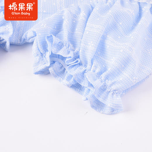 棉果果夏季新品女童女宝翻领连衣裙M222701423244 商品图4
