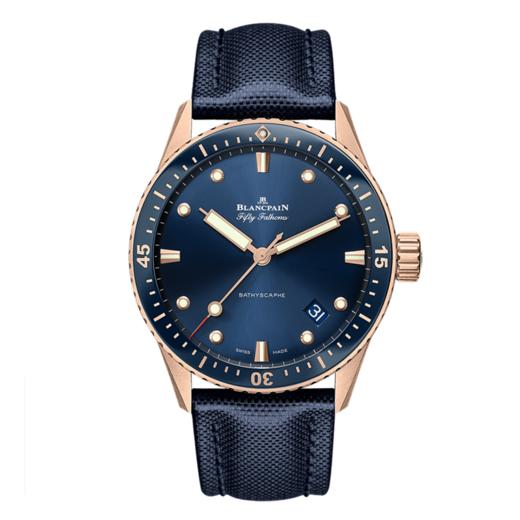 宝珀 Blancpain 五十噚系列自动机械男表 5000-36S40-O52A 商品图0