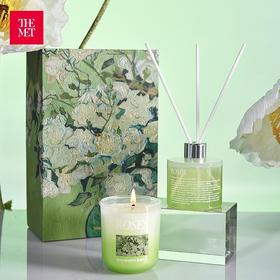 大都会艺术博物馆大师系列 梵高【玫瑰低语】无火香薰蜡烛香氛套装礼盒