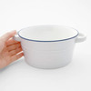 6.3英寸双耳多用碗 复古蓝线 商品缩略图3