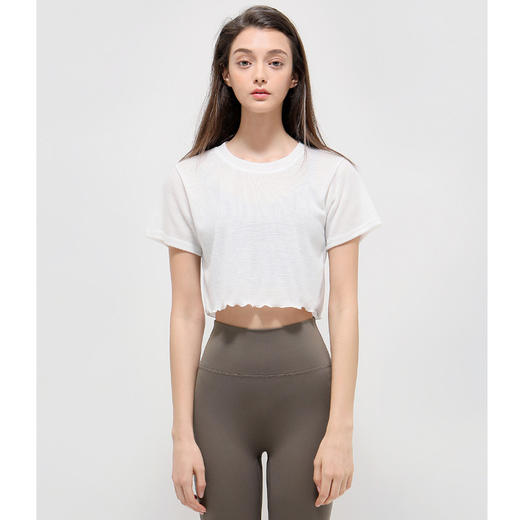 跃牌【洛水之神系列】透气速干宽松跑步短袖运动T恤HN99（无胸垫） 商品图7