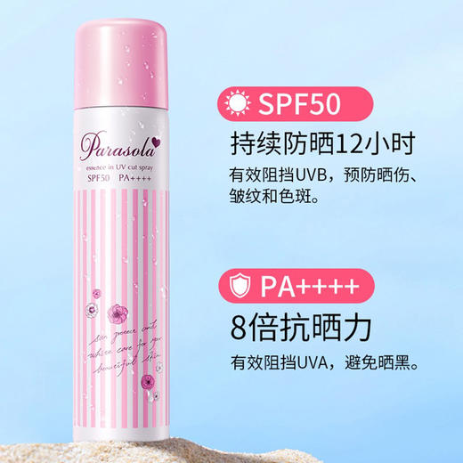 日本娜丽丝增量装防晒喷雾90g 商品图3