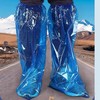 一次性长筒鞋套防水防尘塑料雨鞋套户外旅行徒步春游便携防雨鞋套雨天加厚耐磨透明塑料长筒脚套 商品缩略图3
