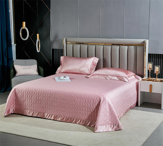 床盖四件套天鹅湖（浪漫 粉） 商品图1