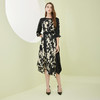NF848斯尔丽瑟俪2023春夏新品撞色印花大摆法式优雅浪漫连衣裙 商品缩略图3