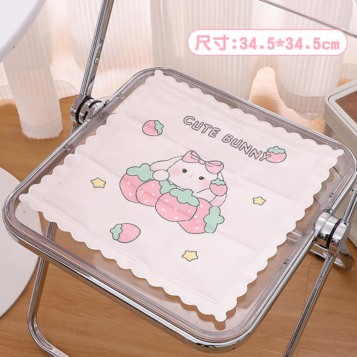 2023夏季凝胶坐垫冰垫 可折叠卡通冰凉垫 汽车办公降温靠垫椅子垫 商品图10