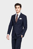 callisto海军蓝条纹西服上装 SPBWJ002NA 商品缩略图0