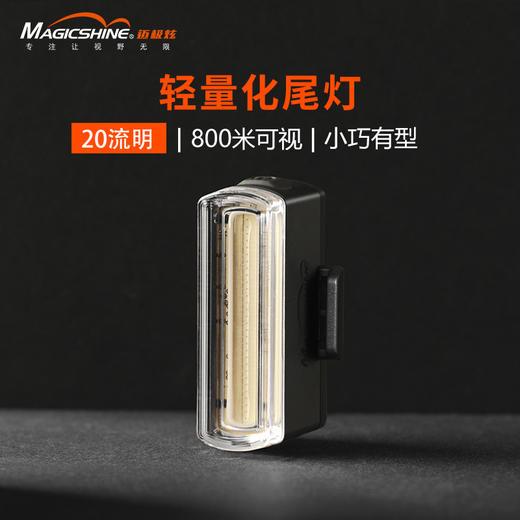 迈极炫SEEMEE20自行车尾灯充电夜骑尾灯山地车骑行灯警示尾灯公路车后灯 商品图1