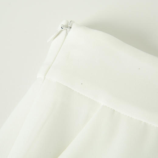 EITIE爱特爱夏季新款高腰阔腿裤通勤宽松百搭纯色裤7405105 商品图6