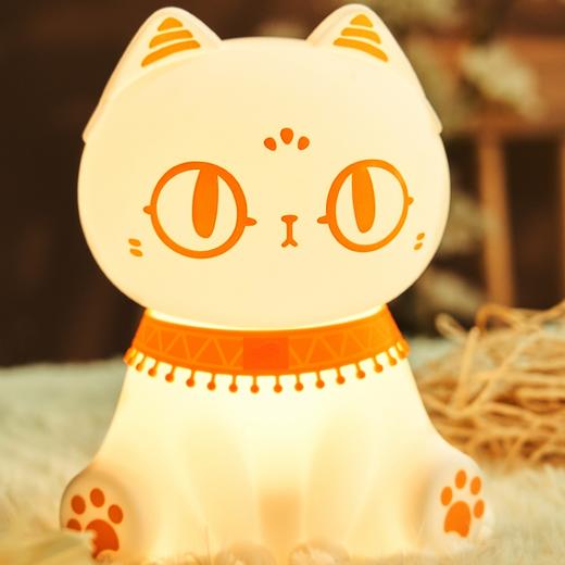 大英博物馆盖亚·安德森猫系列 萌猫拍拍灯创意伴睡灯摆件 商品图1