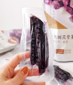 180g膳源泽自然倒蒸紫薯条 鲜软独立小包