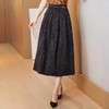 A1225提花半身裙女夏季中长款百褶裙遮肉显瘦裙子 商品缩略图1