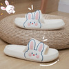 「EVA厚底！可爱兔」拖鞋女夏季外穿卡通ins潮室内家居厚底防滑浴室洗澡凉拖鞋 商品缩略图3