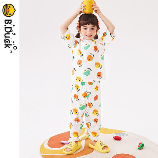 B.Duck小黄鸭童装夏季家居套装105-150 BF2487090 商品图2