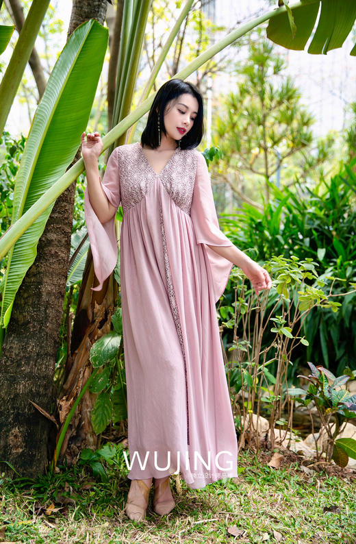 【雾境定制款】粉黛层叠飘逸仙女裙春夏秋穿三季! 2202119 商品图4